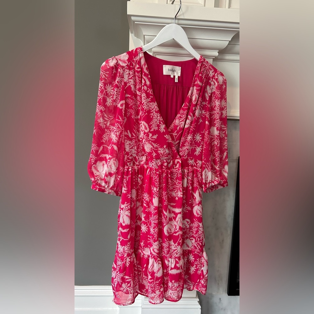 Pink and white ba&sh dress - New with tags
